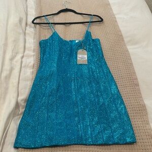 Turquoise mini dress NWT